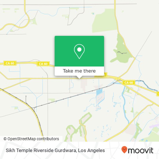Sikh Temple Riverside Gurdwara map