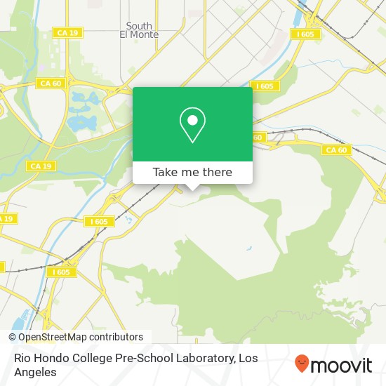 Mapa de Rio Hondo College Pre-School Laboratory