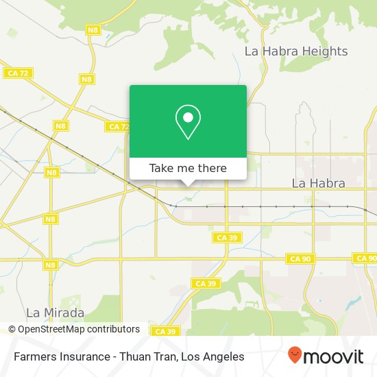 Farmers Insurance - Thuan Tran map