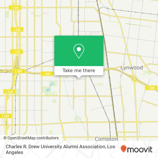 Mapa de Charles R. Drew University Alumni Association