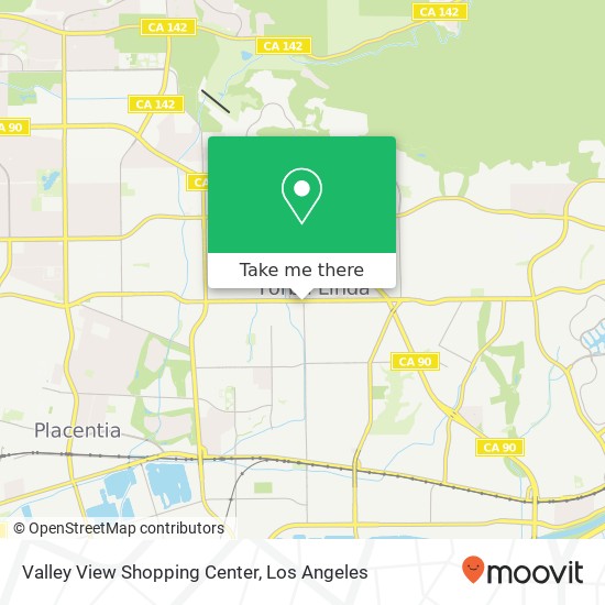 Valley View Shopping Center map