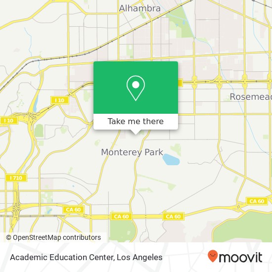 Academic Education Center map