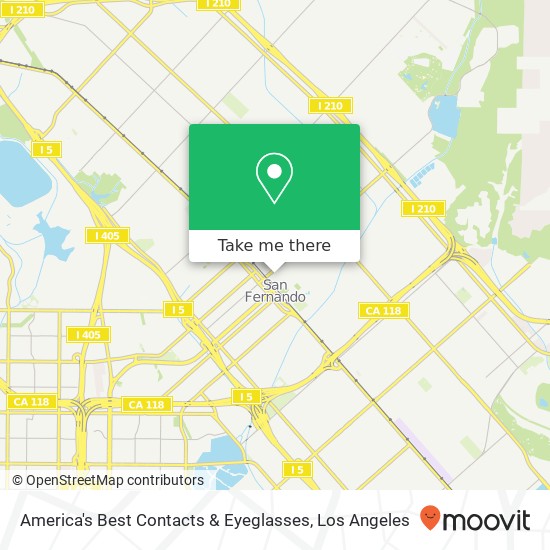 Mapa de America's Best Contacts & Eyeglasses