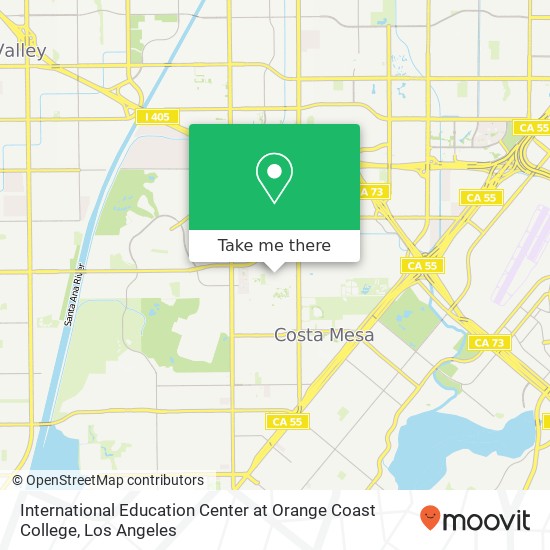 International Education Center at Orange Coast College map