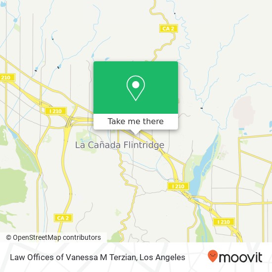 Mapa de Law Offices of Vanessa M Terzian