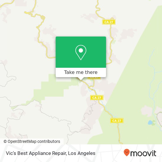 Vic's Best Appliance Repair map
