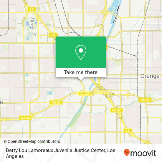 Betty Lou Lamoreaux Juvenile Justice Center map