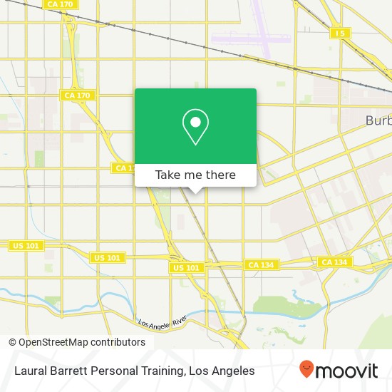 Laural Barrett Personal Training map