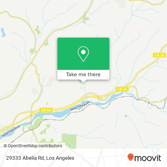 Mapa de 29333 Abelia Rd