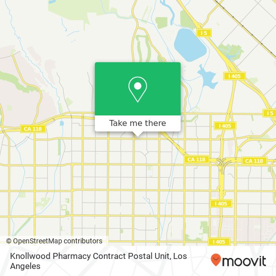 Mapa de Knollwood Pharmacy Contract Postal Unit