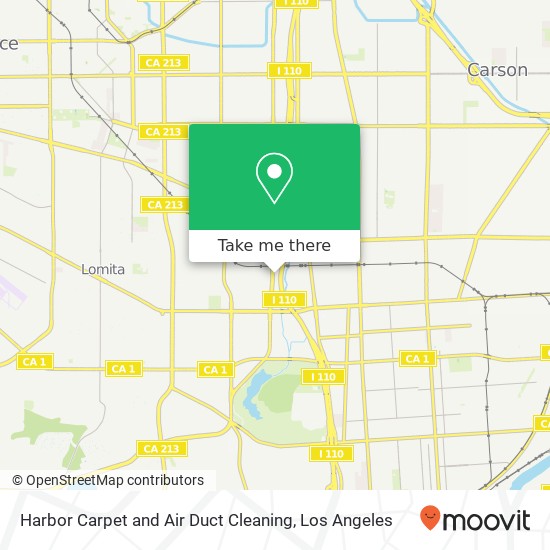 Mapa de Harbor Carpet and Air Duct Cleaning