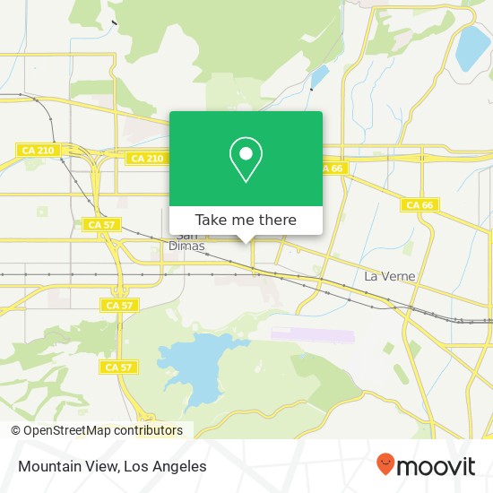 Mountain View map