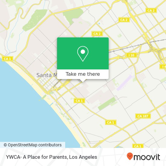 YWCA- A Place for Parents map