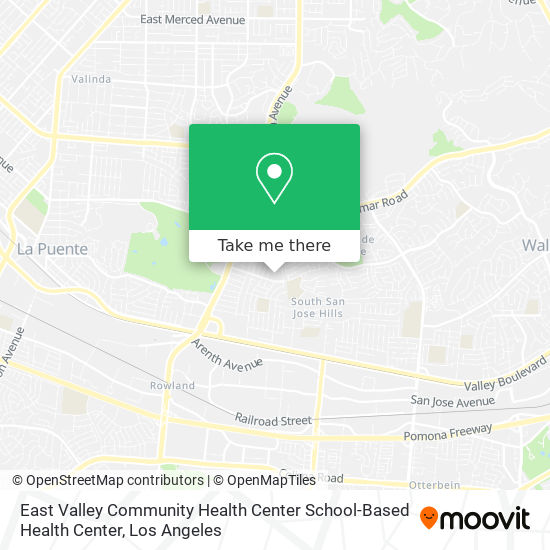 Mapa de East Valley Community Health Center School-Based Health Center