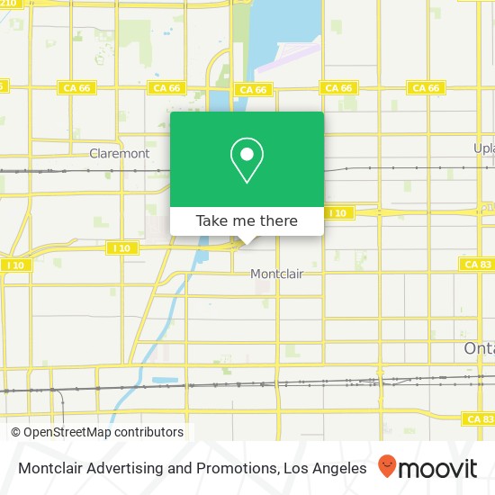 Mapa de Montclair Advertising and Promotions