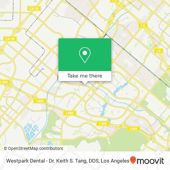 Mapa de Westpark Dental - Dr. Keith S. Tang, DDS