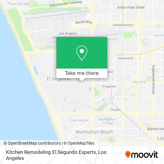 Kitchen Remodeling El Segundo Experts map