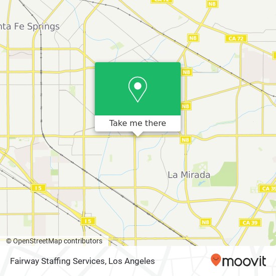 Fairway Staffing Services map