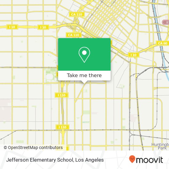 Jefferson Elementary School map