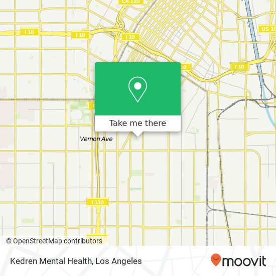 Kedren Mental Health map
