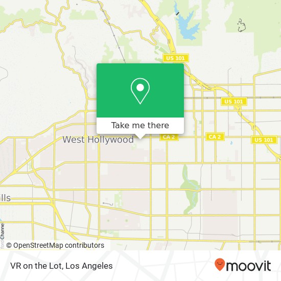 VR on the Lot map