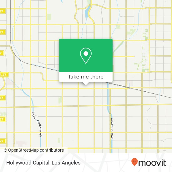 Hollywood Capital map