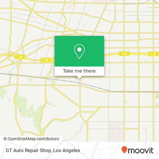 Mapa de GT Auto Repair Shop