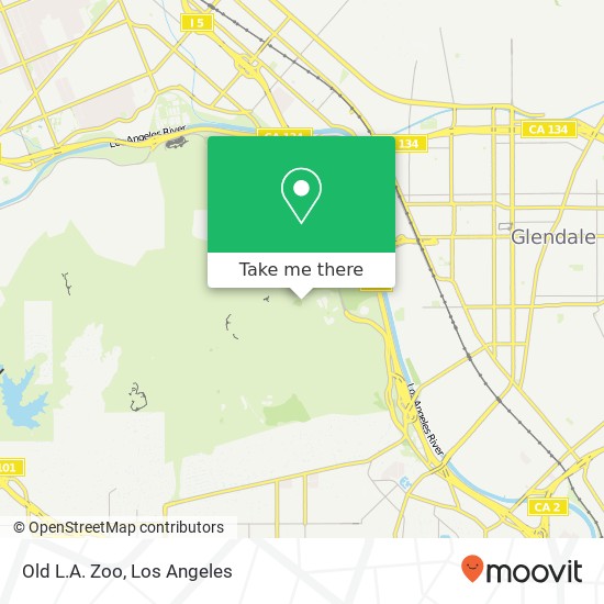 Mapa de Old L.A. Zoo