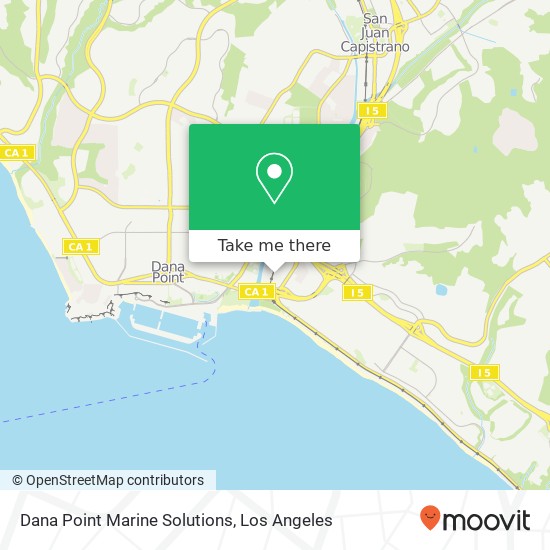 Dana Point Marine Solutions map