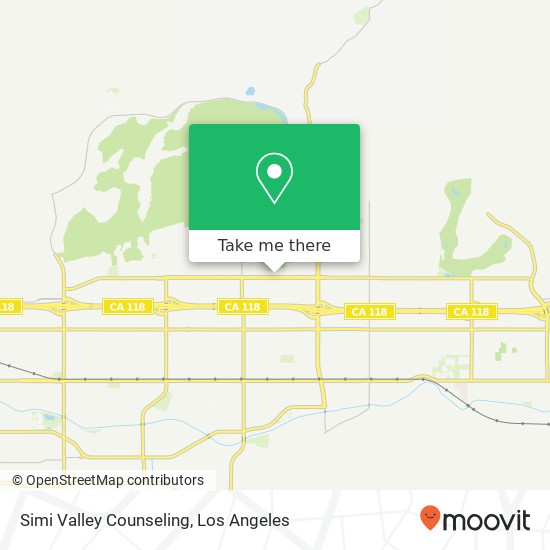 Mapa de Simi Valley Counseling