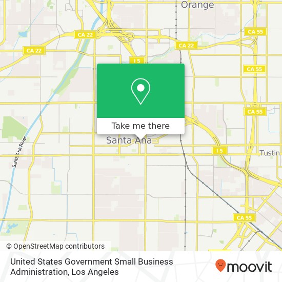 Mapa de United States Government Small Business Administration