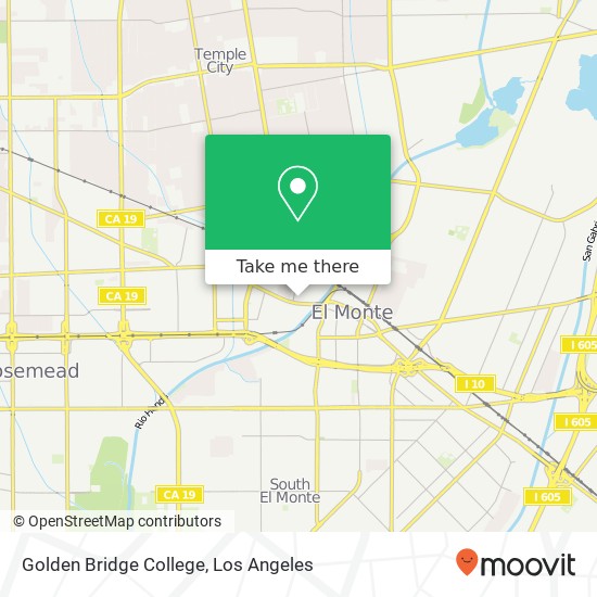 Golden Bridge College map