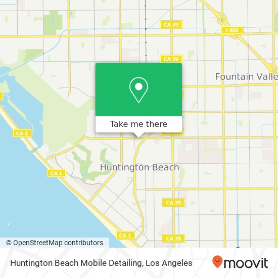 Huntington Beach Mobile Detailing map