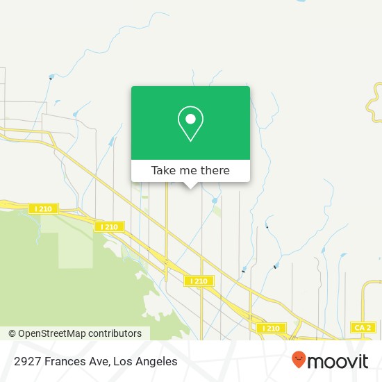 2927 Frances Ave map