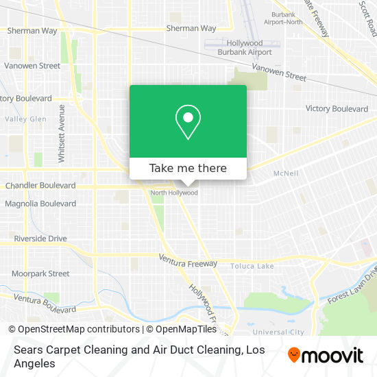 Sears Carpet Cleaning and Air Duct Cleaning map