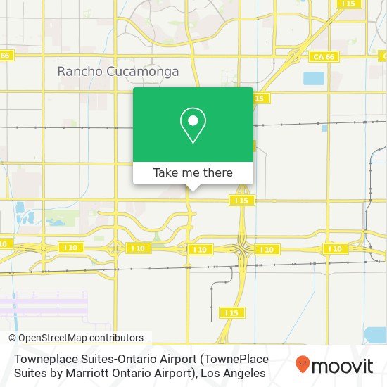 Mapa de Towneplace Suites-Ontario Airport (TownePlace Suites by Marriott Ontario Airport)