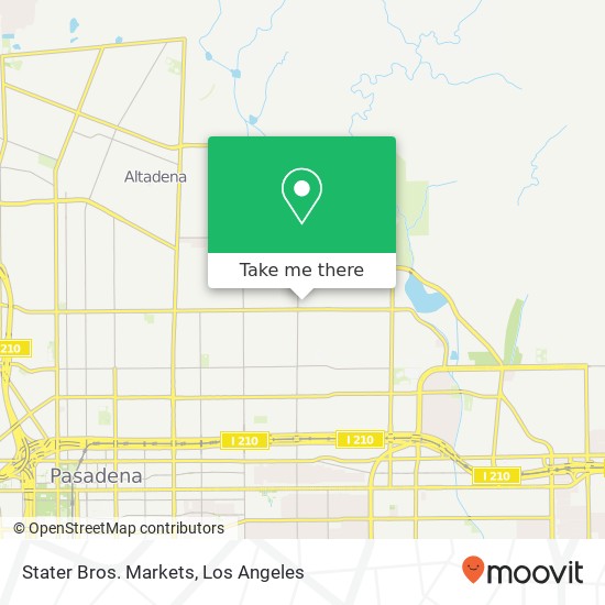Stater Bros. Markets map