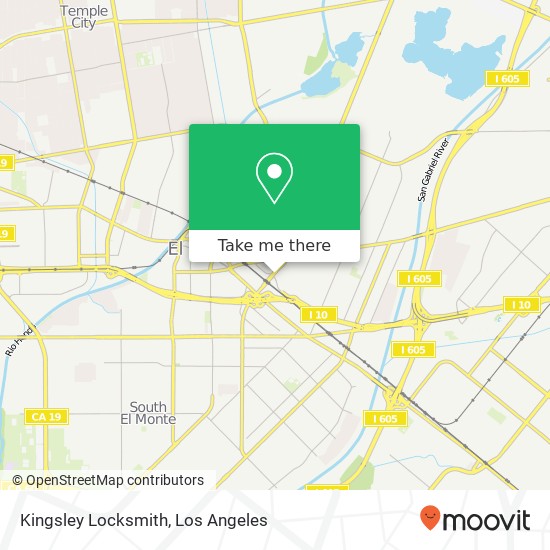 Kingsley Locksmith map