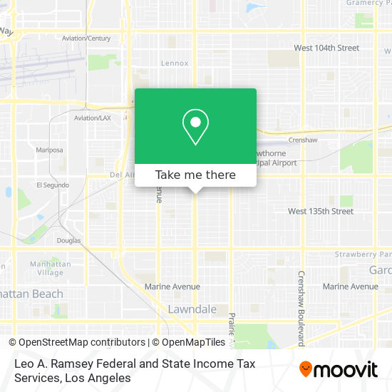 Mapa de Leo A. Ramsey Federal and State Income Tax Services