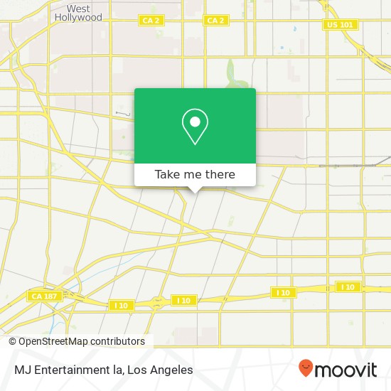 Mapa de MJ Entertainment la