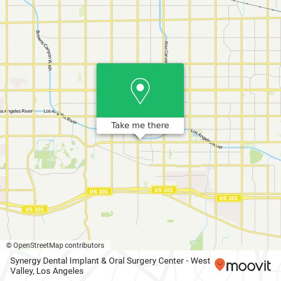 Synergy Dental Implant & Oral Surgery Center - West Valley map