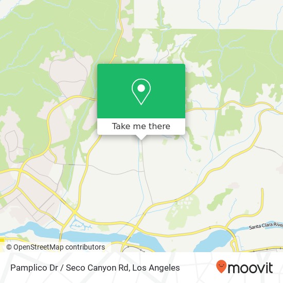 Mapa de Pamplico Dr / Seco Canyon Rd