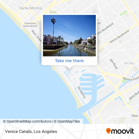 Venice Canals map