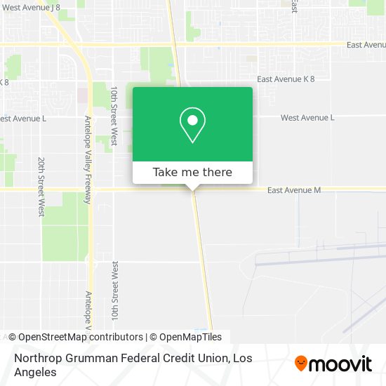 Mapa de Northrop Grumman Federal Credit Union