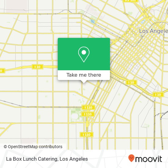La Box Lunch Catering map