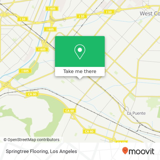 Springtree Flooring map