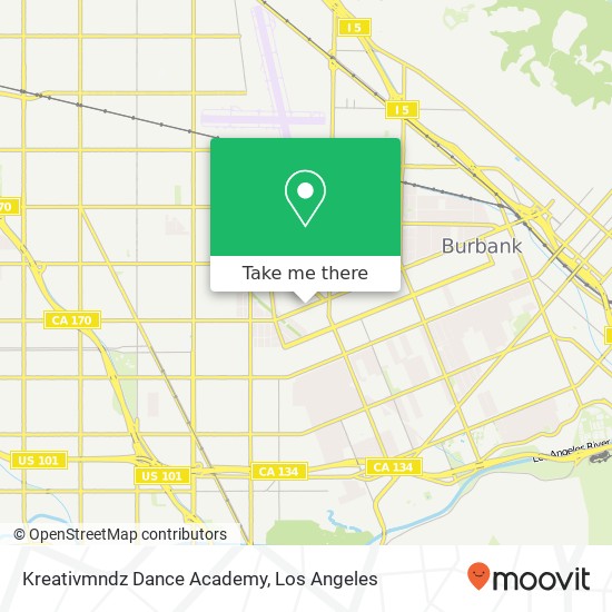 Mapa de Kreativmndz Dance Academy
