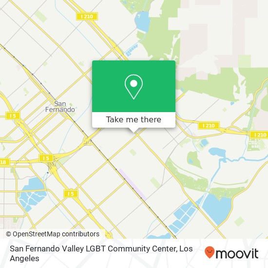 San Fernando Valley LGBT Community Center map
