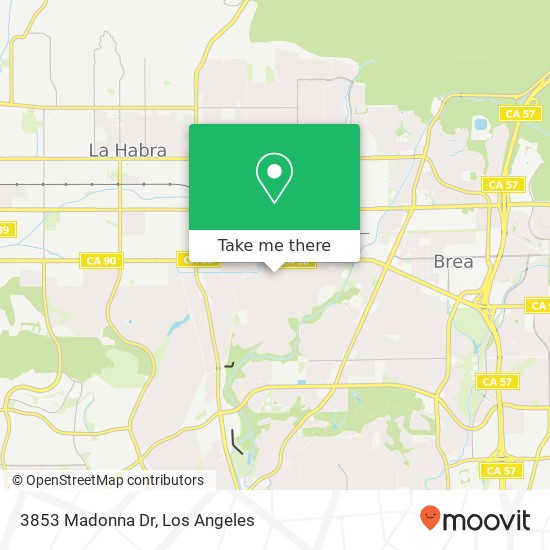 3853 Madonna Dr map