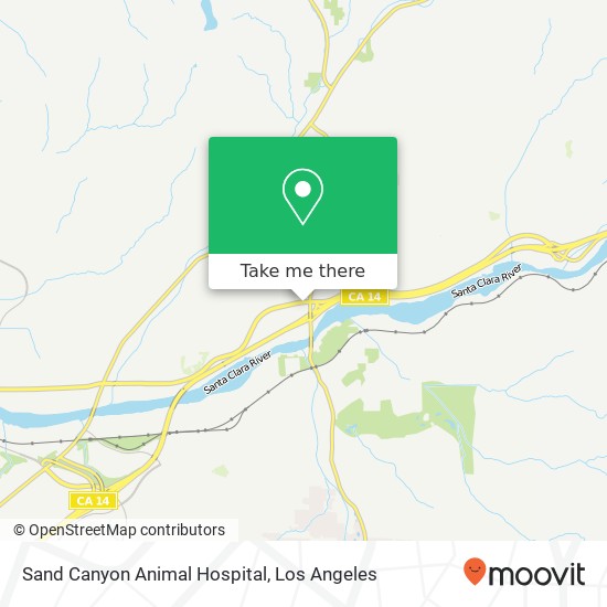 Sand Canyon Animal Hospital map
